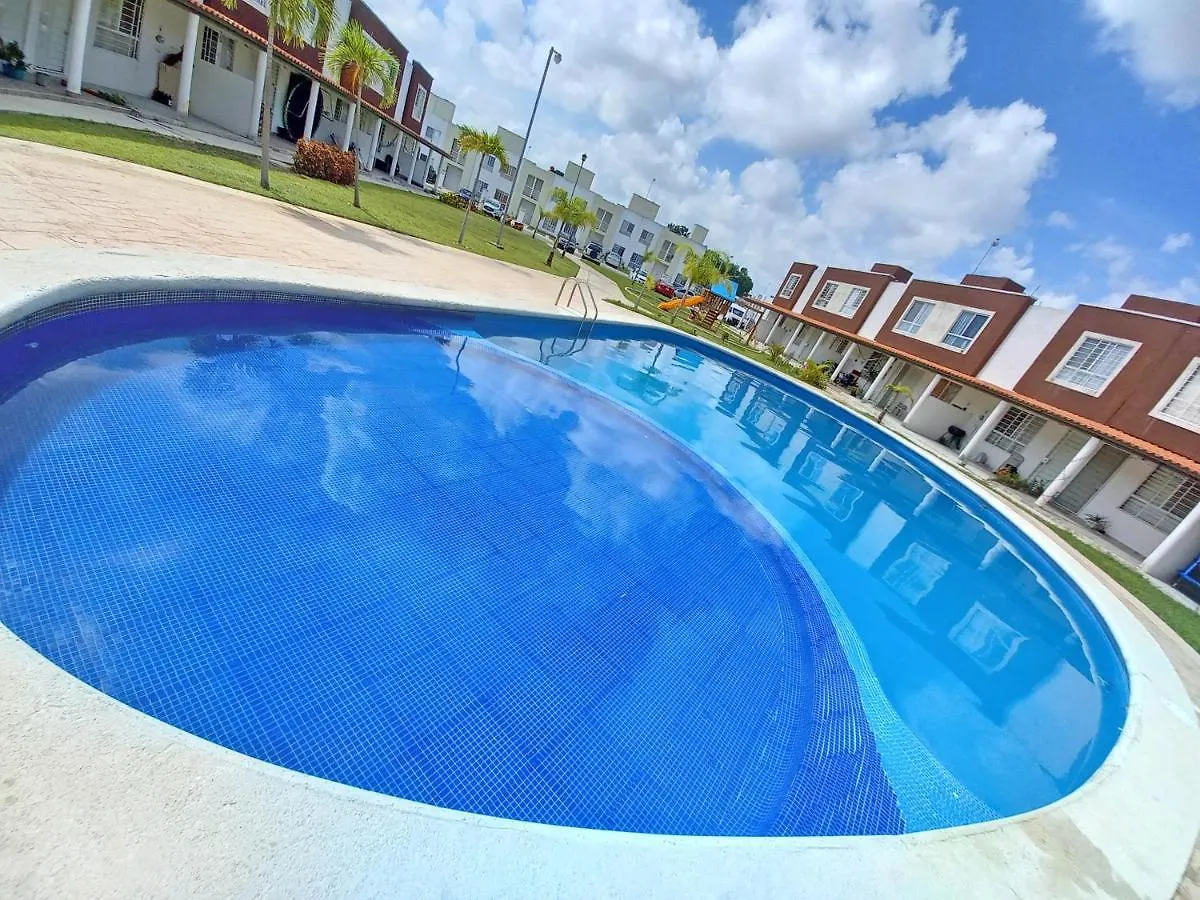 Preciosa Casa, Vacaciones, Descanso O Trabajo Cancun 0*,